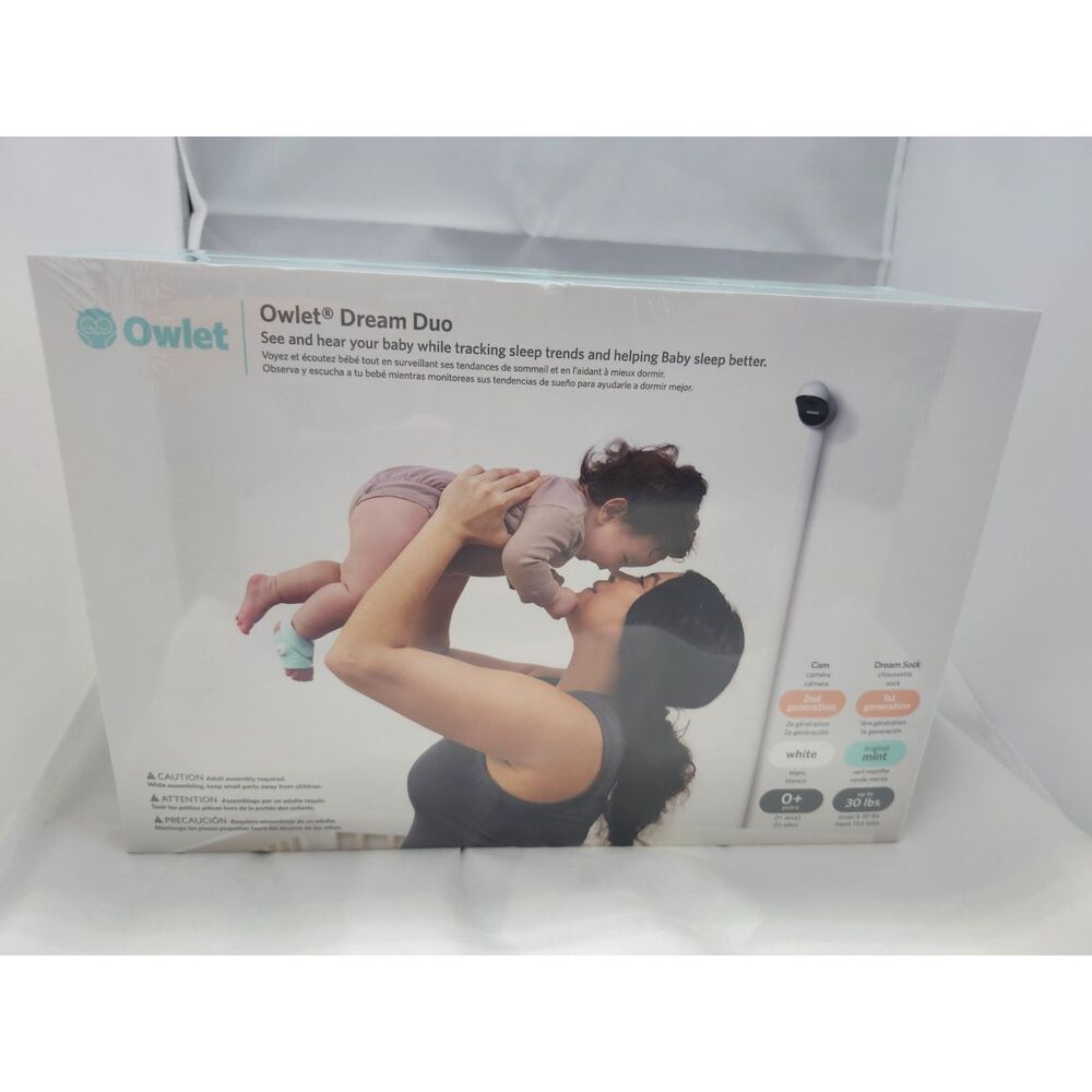 Owlet Dream Duo – Gen 2 Smart Baby Monitor System (Camera + Wearable Sock)